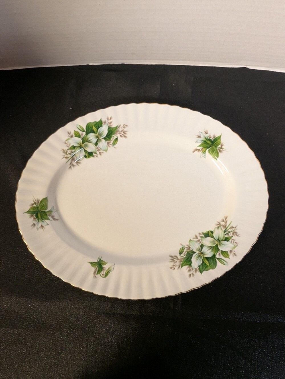 Royal Albert Trillium Large Meat Serving Tray Plate Bone China Made in England